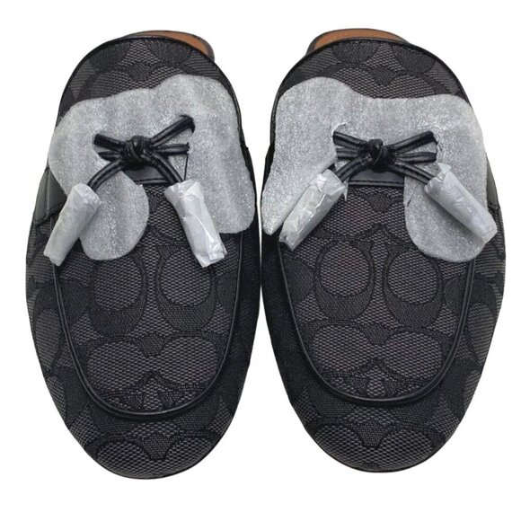 Coach Signature Print Mules Shoes Flats, Sz 9.5, NWOB - Picture 3 of 6